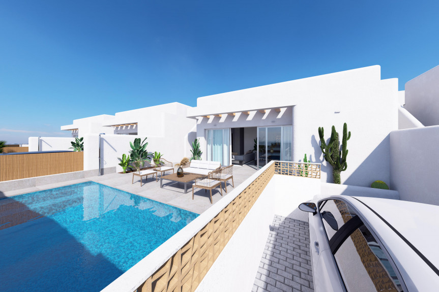 Dolores, Villas with solarium and pool
