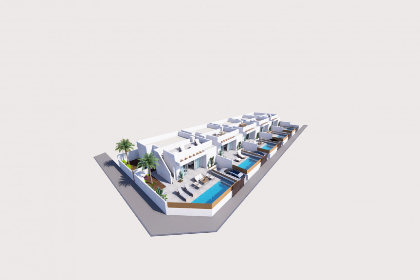 Dolores, Villas with solarium and pool