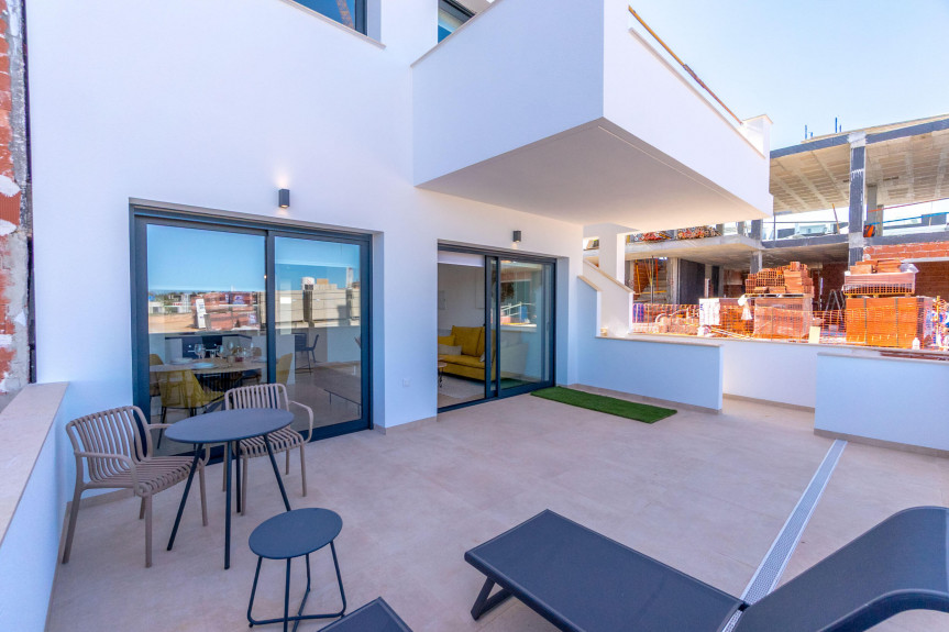 Torrevieja, Apartments overlooking the pink lake