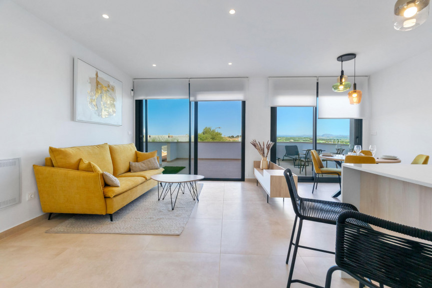 Torrevieja, Apartments overlooking the pink lake