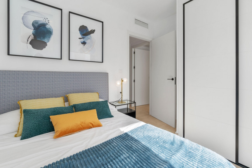 Torrevieja, Apartments overlooking the pink lake