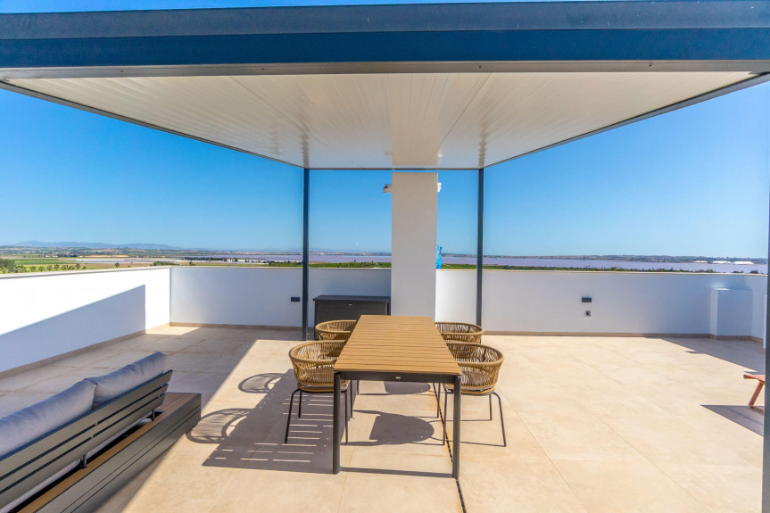 Torrevieja, Apartments overlooking the pink lake