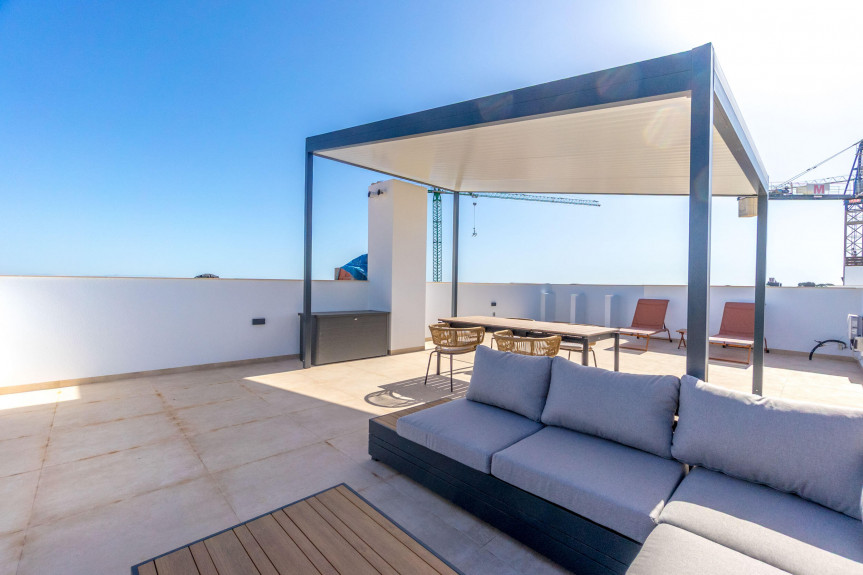 Torrevieja, Apartments overlooking the pink lake