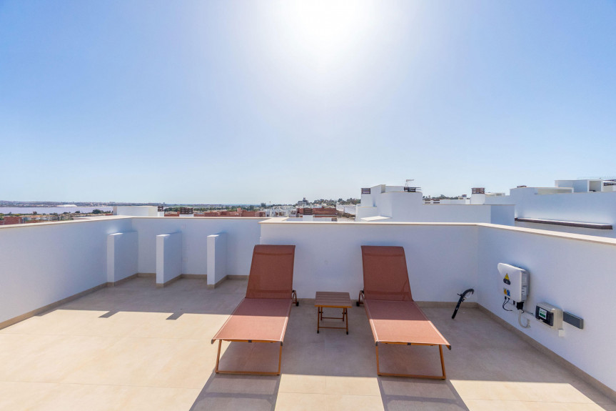 Torrevieja, Apartments overlooking the pink lake