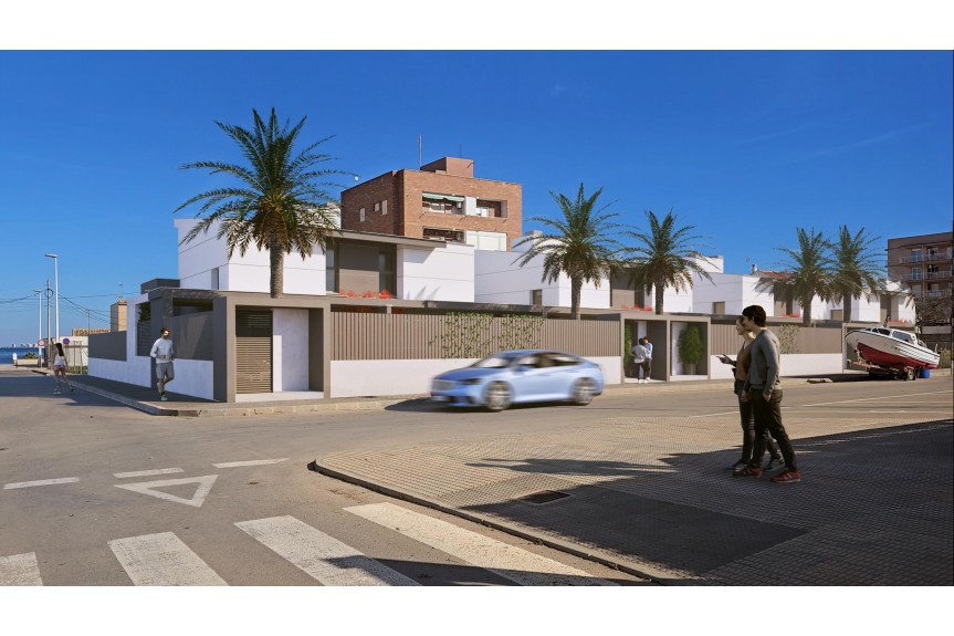 Los Nietos, Wille w zabudowie bliźniaczej