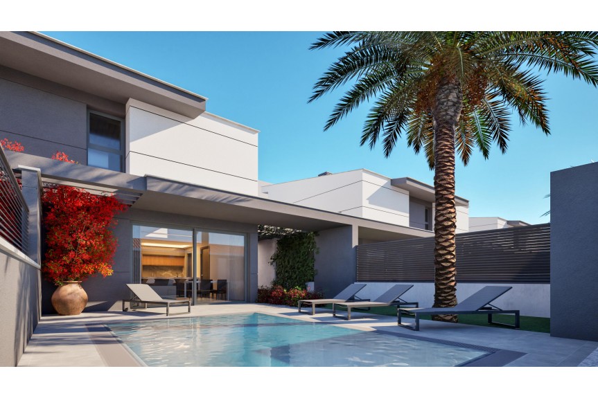 Los Nietos, Wille w zabudowie bliźniaczej