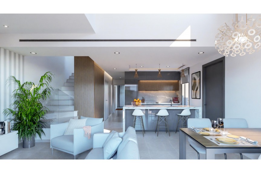 Los Nietos, Wille w zabudowie bliźniaczej