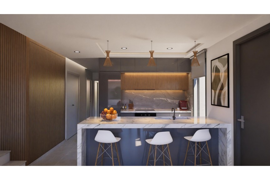 Los Nietos, Wille w zabudowie bliźniaczej