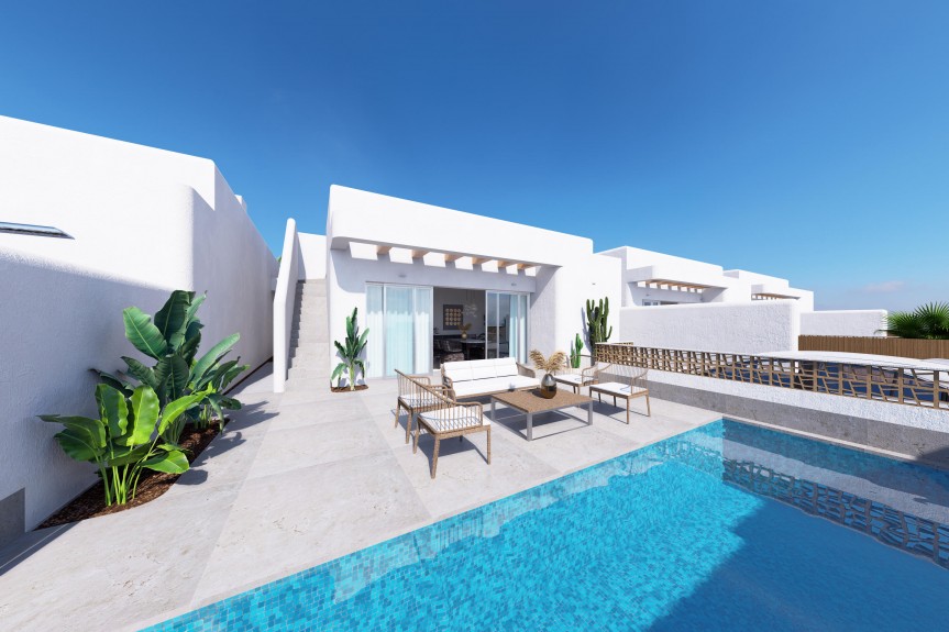 alicante, Dolores, Villas with solarium and pool