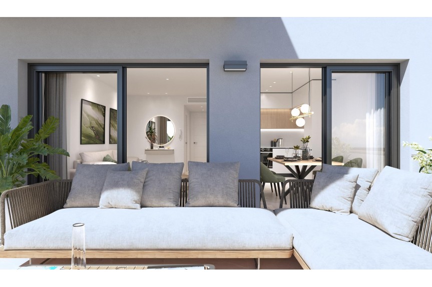 Torrevieja, Apartments overlooking the pink lake