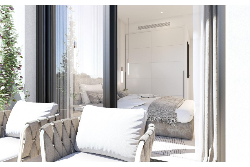 Torrevieja, Apartments overlooking the pink lake