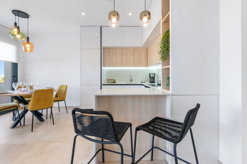 Torrevieja, Apartments overlooking the pink lake