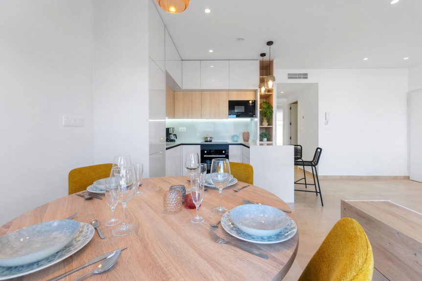 Torrevieja, Apartments overlooking the pink lake