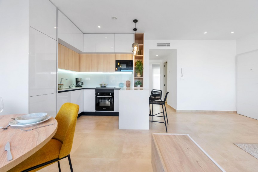 Torrevieja, Apartments overlooking the pink lake