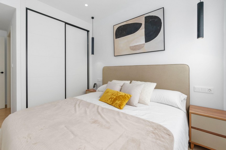 Torrevieja, Apartments overlooking the pink lake