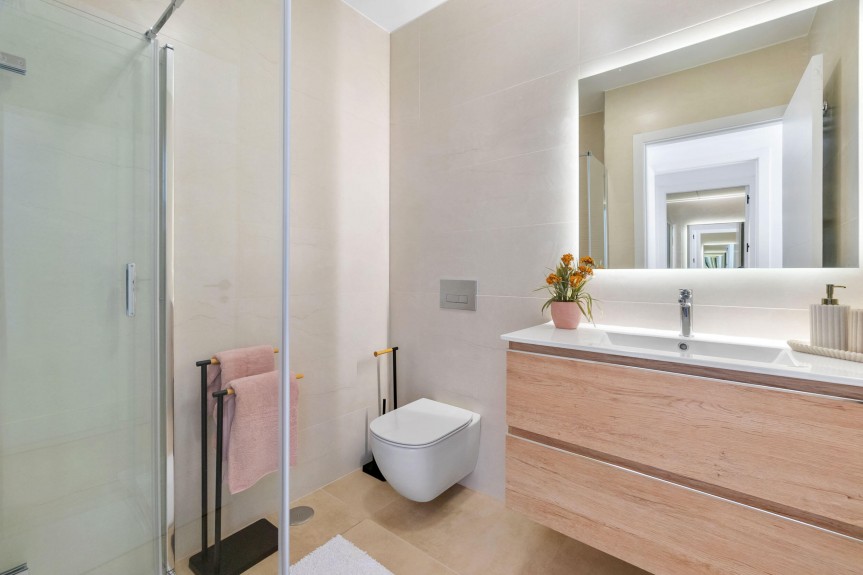 Torrevieja, Apartments overlooking the pink lake