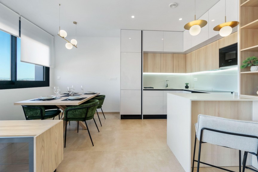 Torrevieja, Apartments overlooking the pink lake