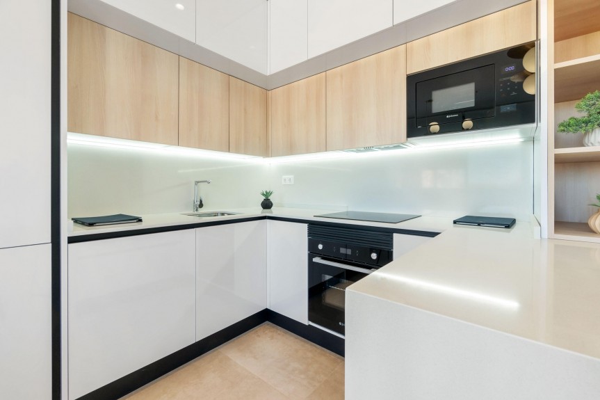 Torrevieja, Apartments overlooking the pink lake