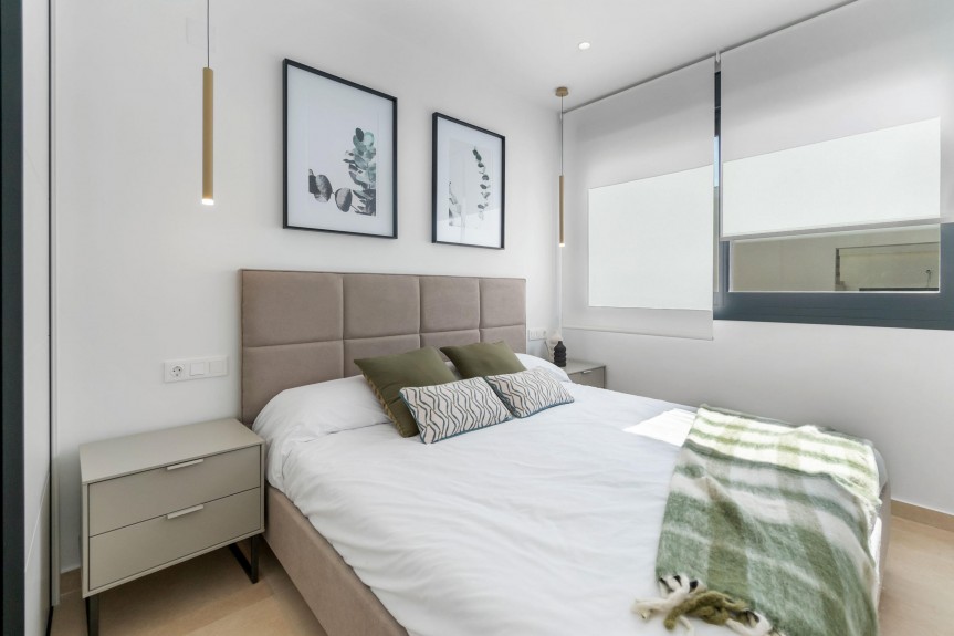 Torrevieja, Apartments overlooking the pink lake