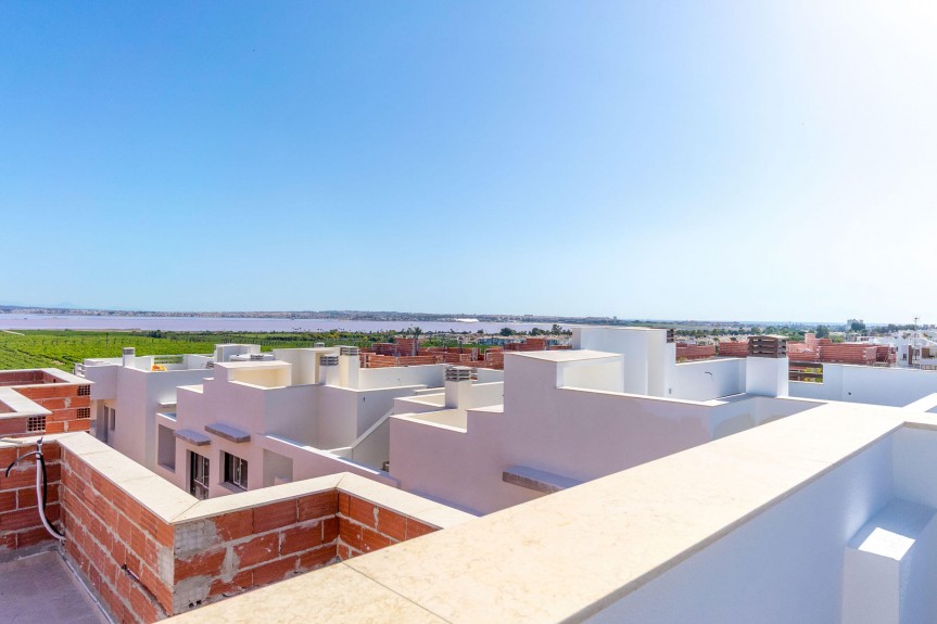 Torrevieja, Apartments overlooking the pink lake