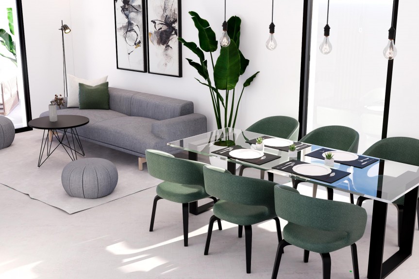 Finestrat, A housing complex next to a golf course