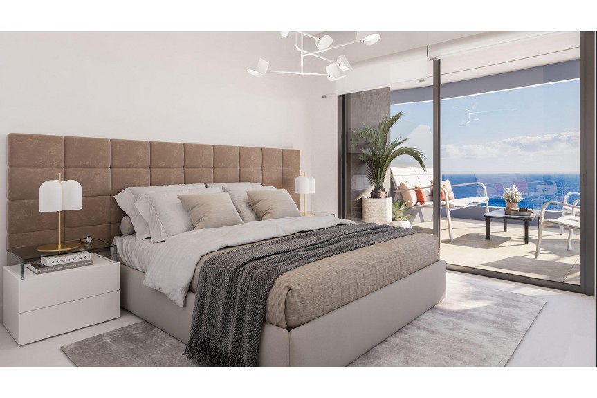 Calpe, Luxury beachfront apartments and duplexes at La Fossa Beach in Calpe