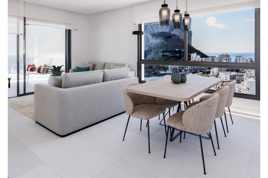 Calpe, Luxury beachfront apartments and duplexes at La Fossa Beach in Calpe