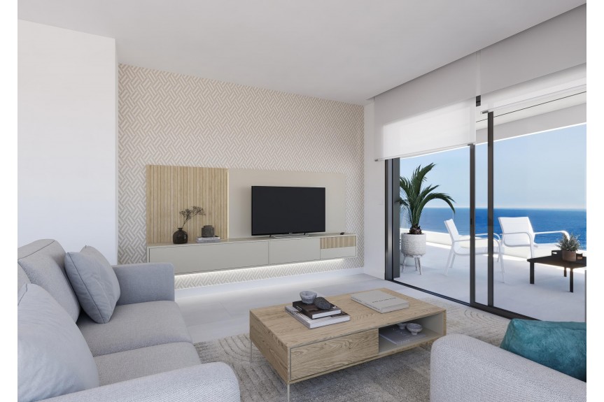 Calpe, Luxury beachfront apartments and duplexes at La Fossa Beach in Calpe