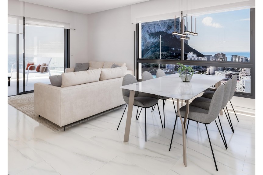 Calpe, Luxury beachfront apartments and duplexes at La Fossa Beach in Calpe