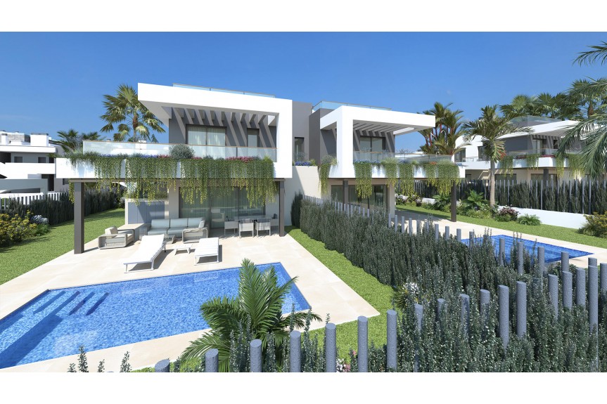 Torrevieja, Modern apartments, bungalows, and villas surrounded by nature