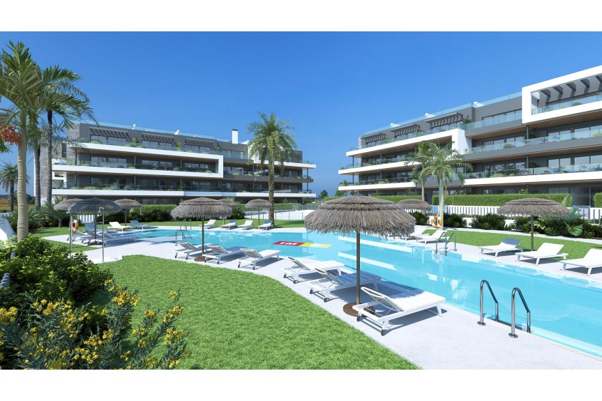 Torrevieja, Modern apartments, bungalows, and villas surrounded by nature
