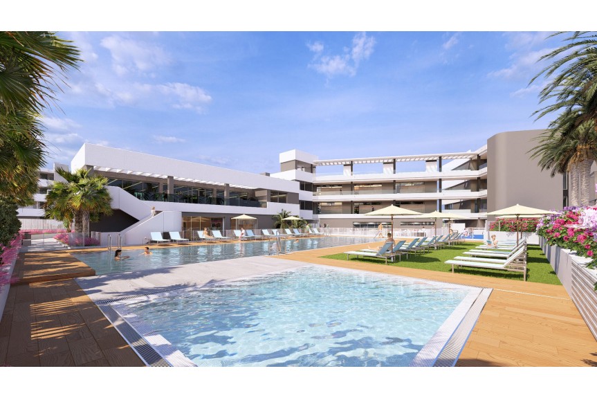 Torrevieja, Modern apartments, bungalows, and villas surrounded by nature