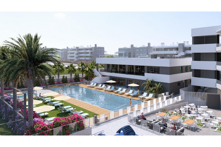 Torrevieja, Modern apartments, bungalows, and villas surrounded by nature