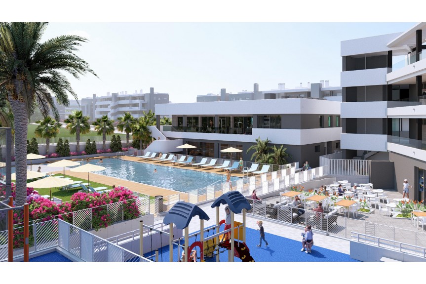 Torrevieja, Modern apartments, bungalows, and villas surrounded by nature