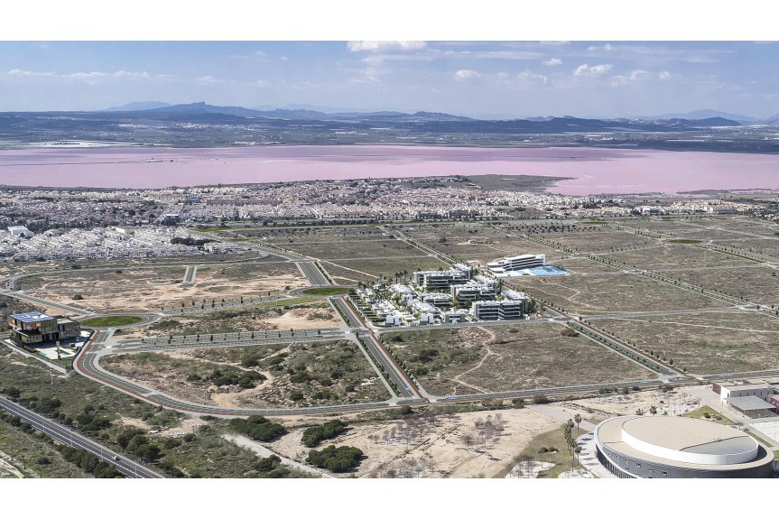 Torrevieja, Modern apartments, bungalows, and villas surrounded by nature