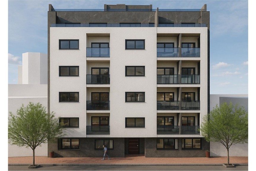 alicante, Torrevieja, Nowy apartamentowiec