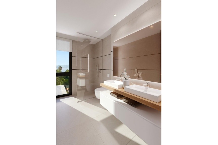 Finestrat, Wolnostojące wille w Sierra Cortina