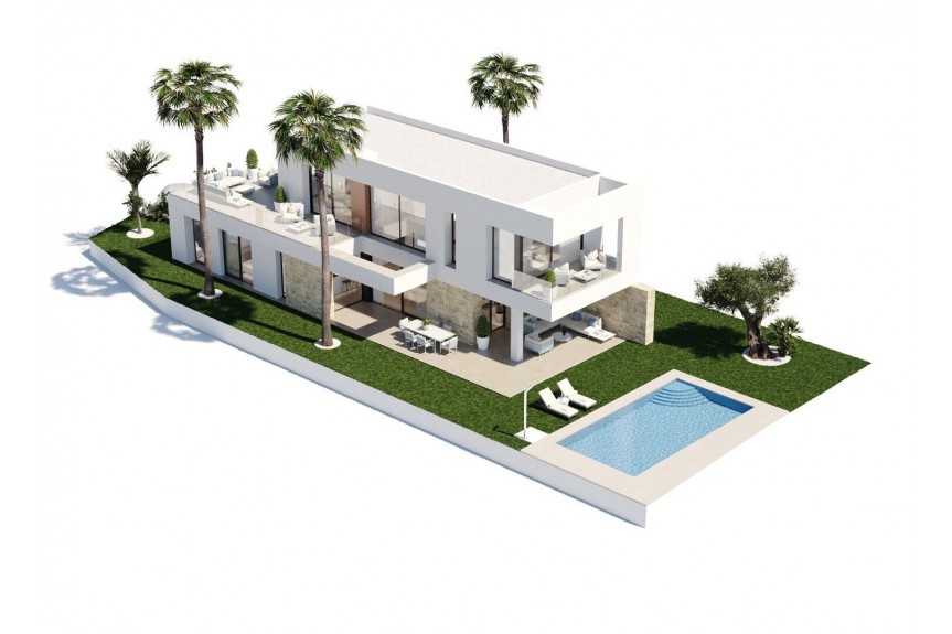 Finestrat, Wolnostojące wille w Sierra Cortina