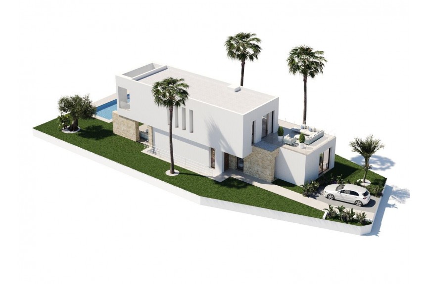 Finestrat, Wolnostojące wille w Sierra Cortina