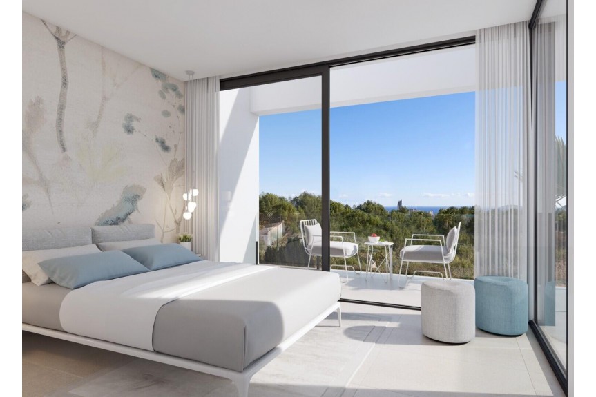 Finestrat, Wolnostojące wille w Sierra Cortina