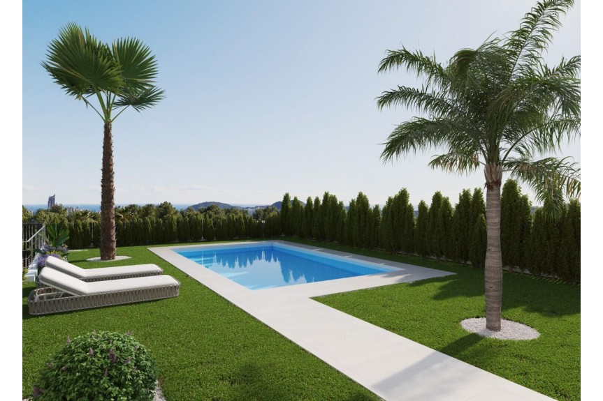 Finestrat, Wolnostojące wille w Sierra Cortina