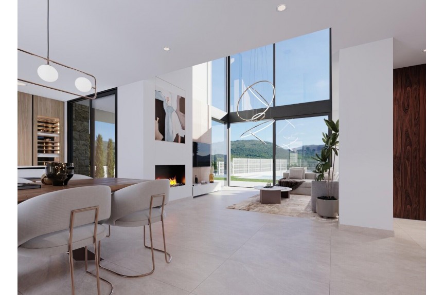 Finestrat, Wolnostojące wille w Sierra Cortina