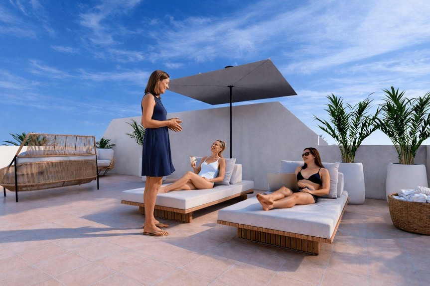 Los Alcazares, Apartamenty przy polu golfowym