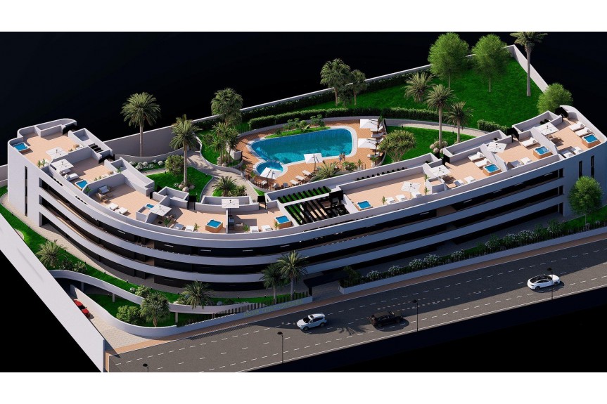 Los Alcazares, Apartamenty przy polu golfowym