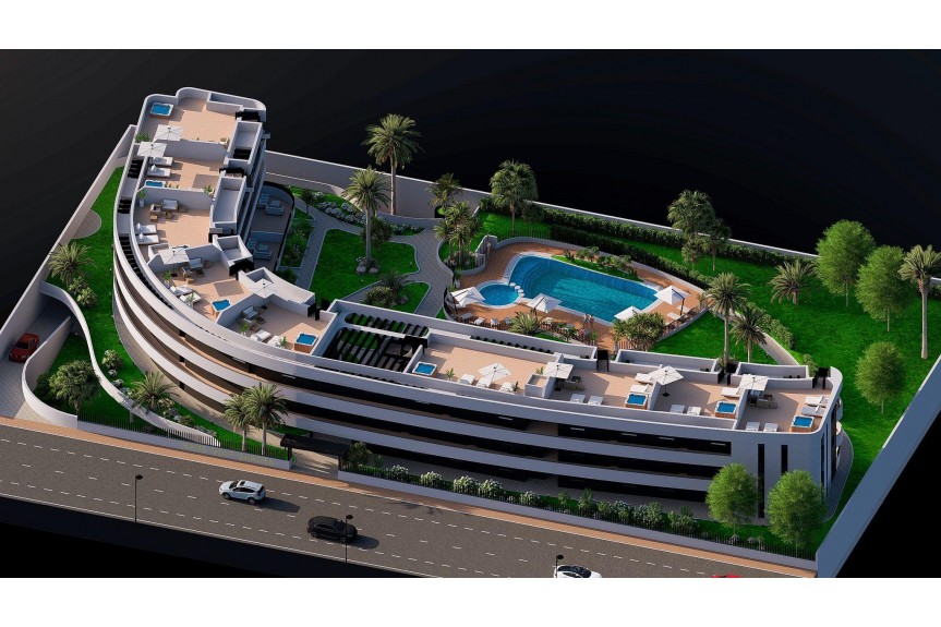 Los Alcazares, Apartamenty przy polu golfowym