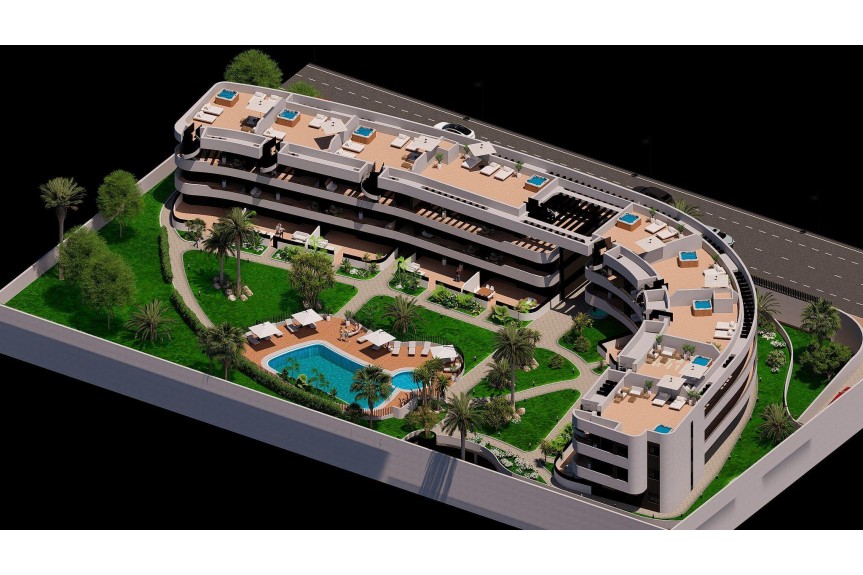 Los Alcazares, Apartamenty przy polu golfowym