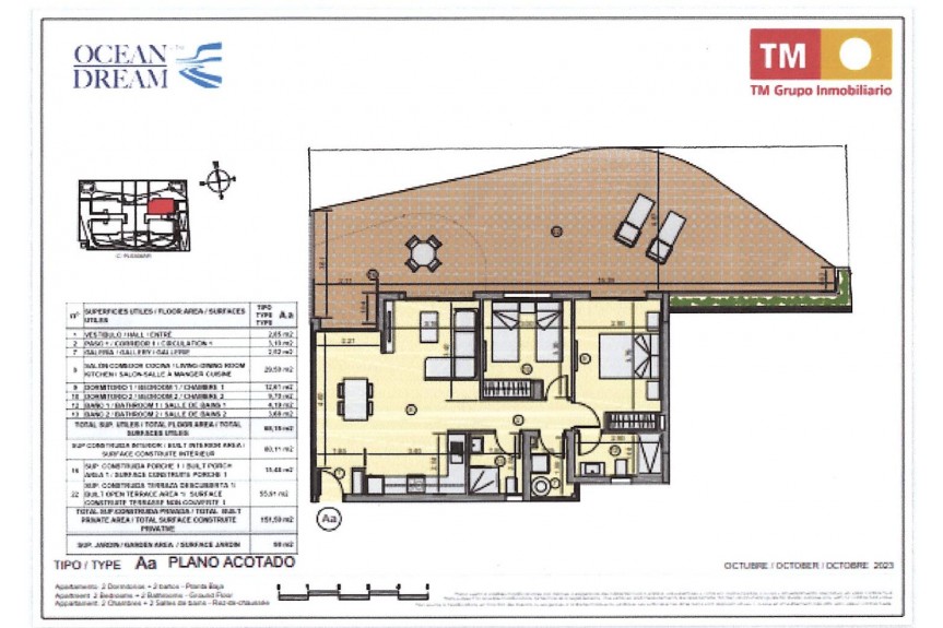 Punta Prima, Luksusowy Apartament