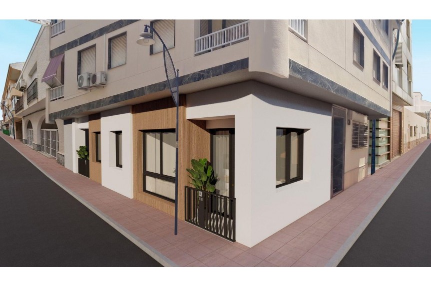 murcja (region murcji), Santiago de la Ribera, Ground-floor apartments 300 metres from the sea