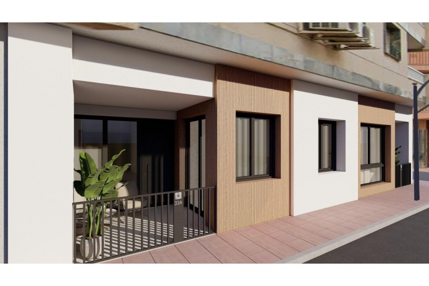 Santiago de la Ribera, Ground-floor apartments 300 metres from the sea