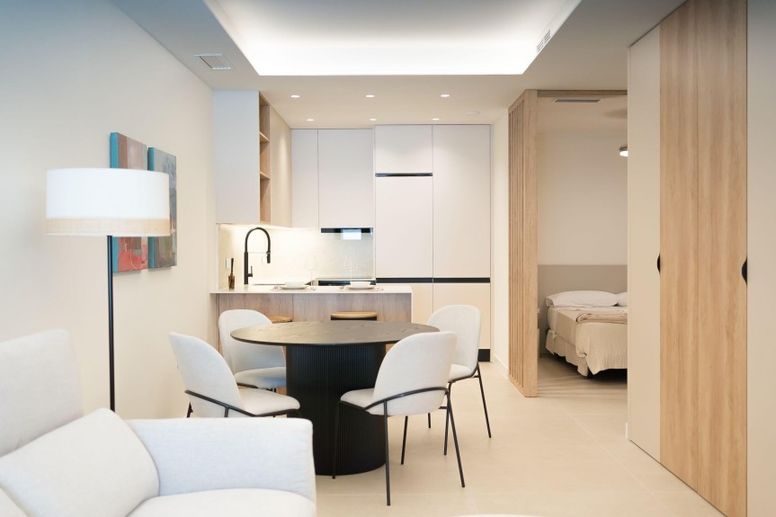 Santiago de la Ribera, Ground-floor apartments 300 metres from the sea
